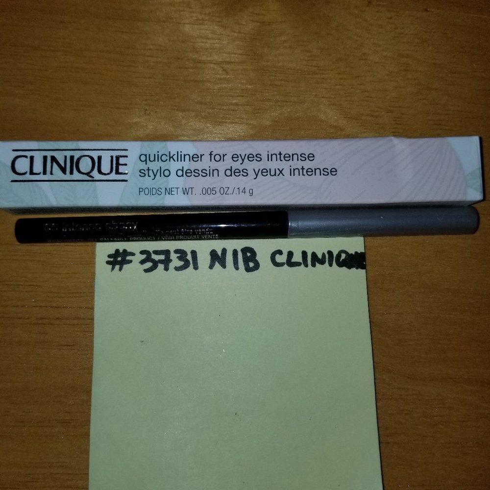 ✅3731 NIB Clinique Quickliner Eyes #9 Intense Ebony